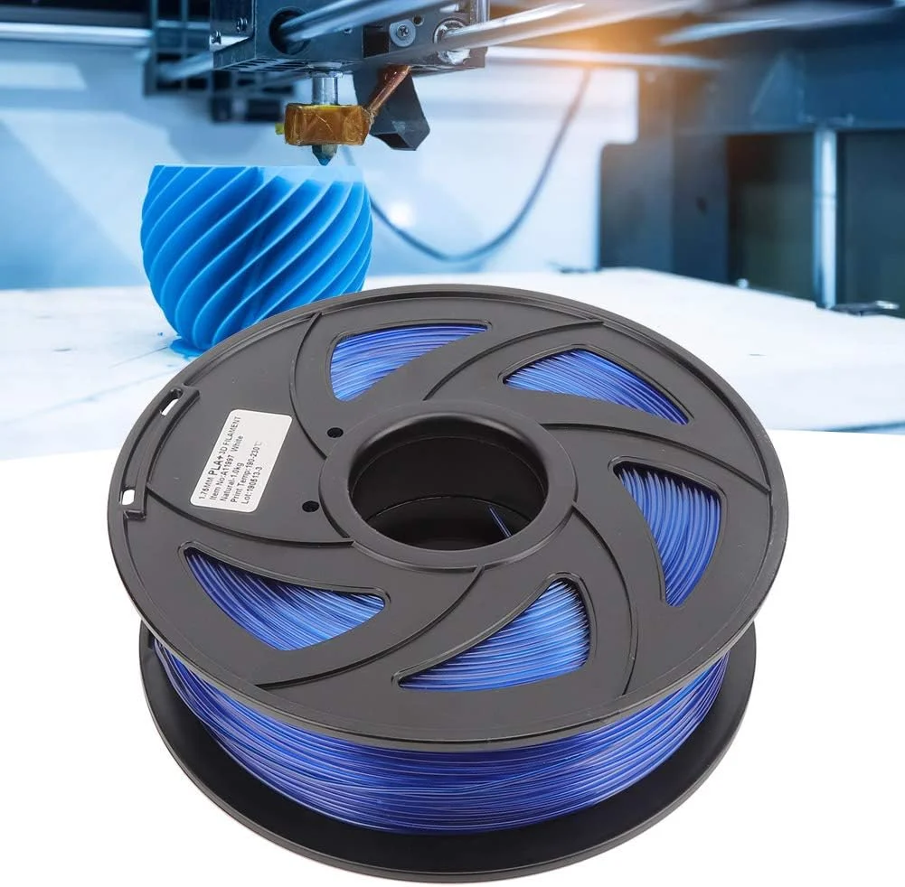 فیلامنت پرینتر سه بعدی PLA آبی براق ممتاز، استفاده آسان، قطر 1.75 میلی متر، رول 1 کیلوگرمی برای اسباب بازی ها، دکوراسیون منزل و هدایا