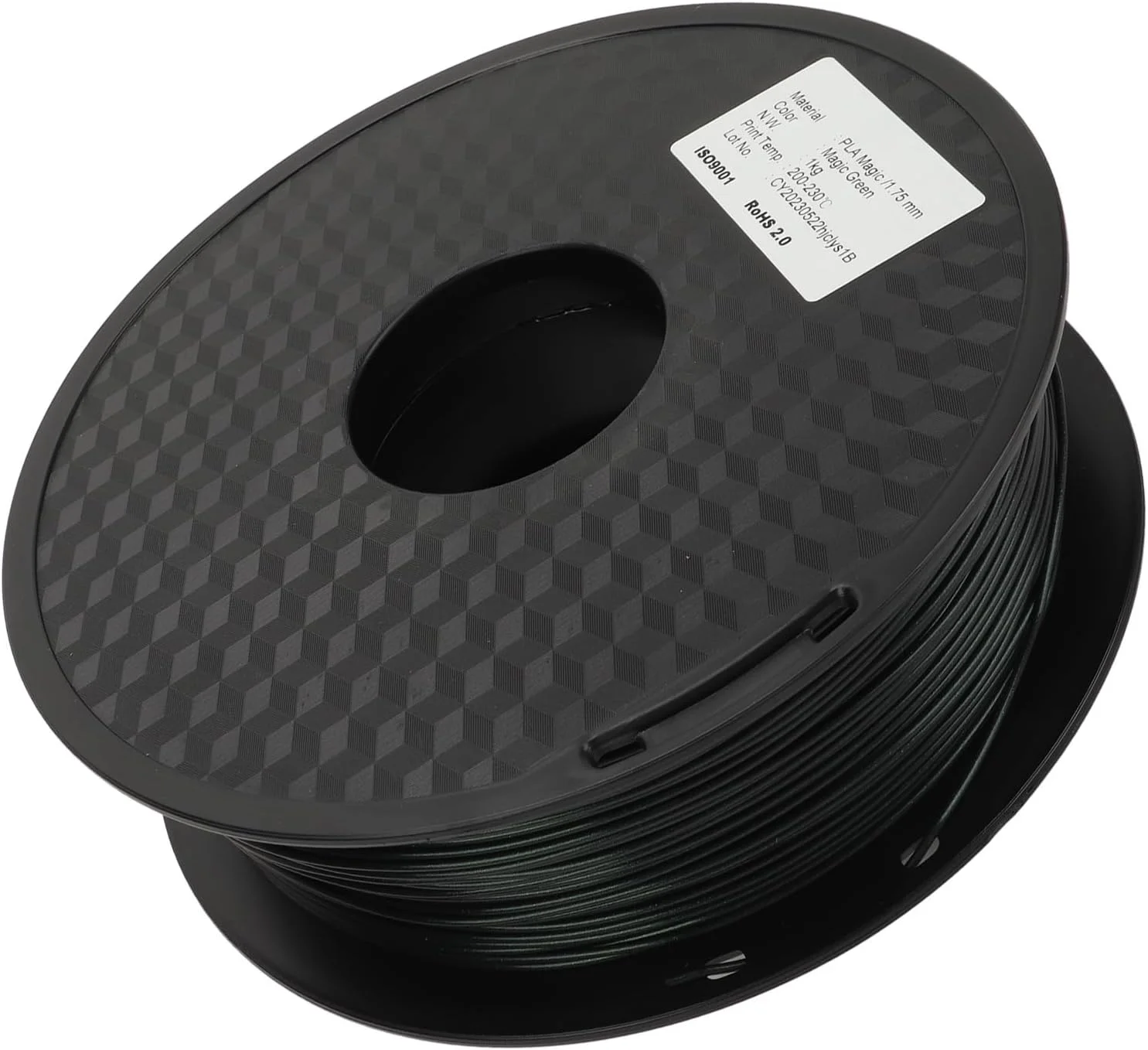 فیلامنت PLA 1.75mm رنگ سبز، متریال چاپ سه بعدی با چسبندگی بالا، مناسب برای پرینتر، پرداخت صاف و براق برای صنایع دستی و نمونه سازی