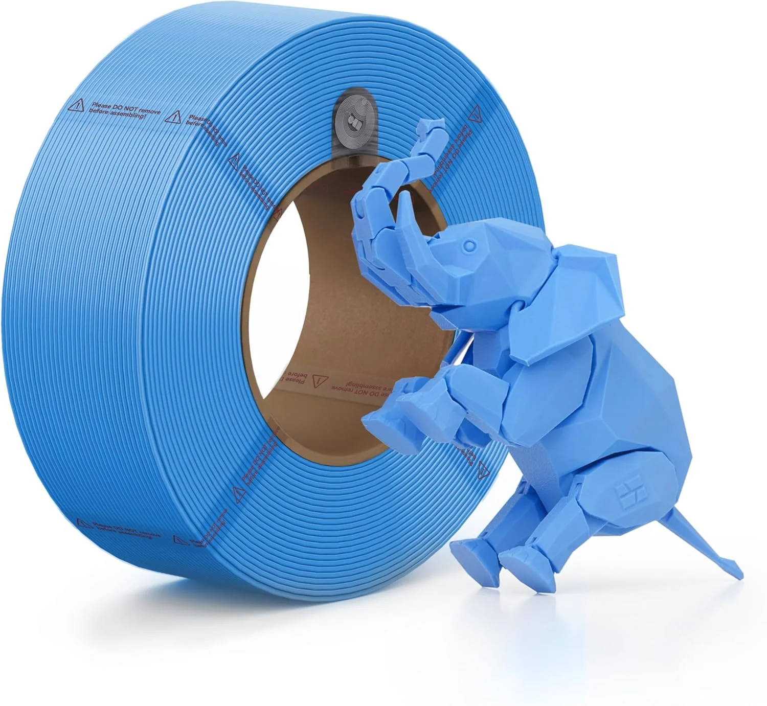 فیلامنت پرینتر سه بعدی Bambu Lab، فیلامنت PLA 1.75 میلی متری با دقت ابعادی +/- 0.03 میلی متر، PLA RFID با قابلیت چاپ سریع، بدون تاب برداشتن و گره خوردن، متریال پرینت سه بعدی 1 کیلوگرمی - فیروزه ای