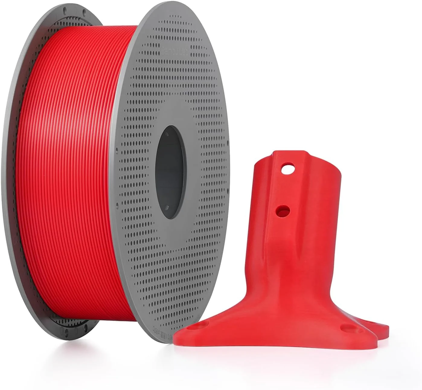 فیلامنت ABS پرینتر سه بعدی Bambu Lab، مقاوم و بادوام، فیلامنت چاپ سه بعدی 1.75 میلی متری، مقاوم در برابر حرارت و آب، سازگار با AMS، مواد چاپ سه بعدی با قرقره قابل استفاده مجدد، 1 کیلوگرم قرمز