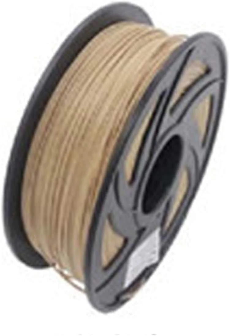 فیلامنت پرینتر سه بعدی، مواد مصرفی پرینت سه بعدی PLA 1.75، فیلامنت متریال 1 کیلوگرم، دقت ابعادی +/- 0.02 میلی متر، فیلامنت پرینتر رنگ های متنوع (رنگ: چوبی)