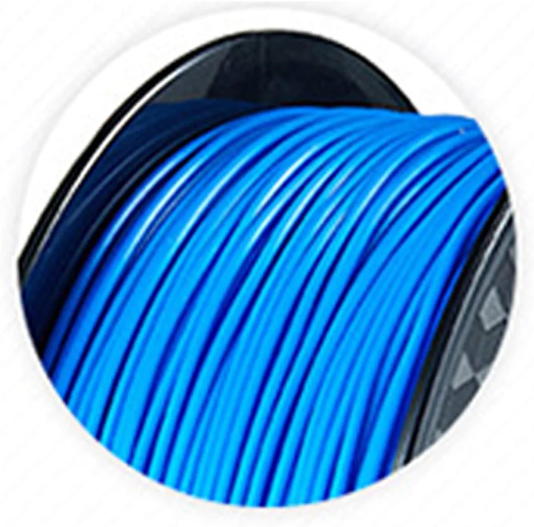 فیلامنت پرینتر، مواد مصرفی پرینت سه بعدی PLA 1.75، فیلامنت مواد اولیه 1 کیلوگرمی، فیلامنت پرینتر رنگ های متنوع (رنگ: آبی)