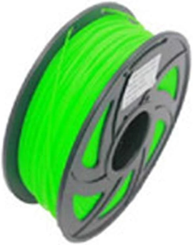 فیلامنت پرینتر سه بعدی، مواد مصرفی پرینت سه بعدی PLA1.75، فیلامنت مواد اولیه 1 کیلوگرم، دقت ابعادی +/- 0.02 میلی متر، فیلامنت پرینتر رنگ های متنوع (رنگ: سبز فسفری)