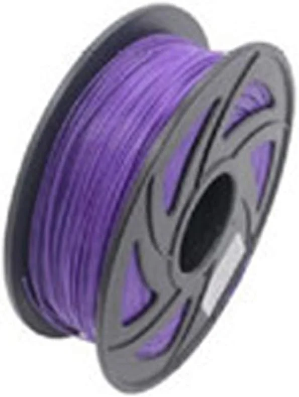 فیلامنت پرینتر سه بعدی، مواد مصرفی پرینت سه بعدی PLA 1.75، فیلامنت 1 کیلوگرمی، دقت ابعادی +/- 0.02 میلی متر، فیلامنت پرینتر، رنگ های متنوع (رنگ: بنفش)