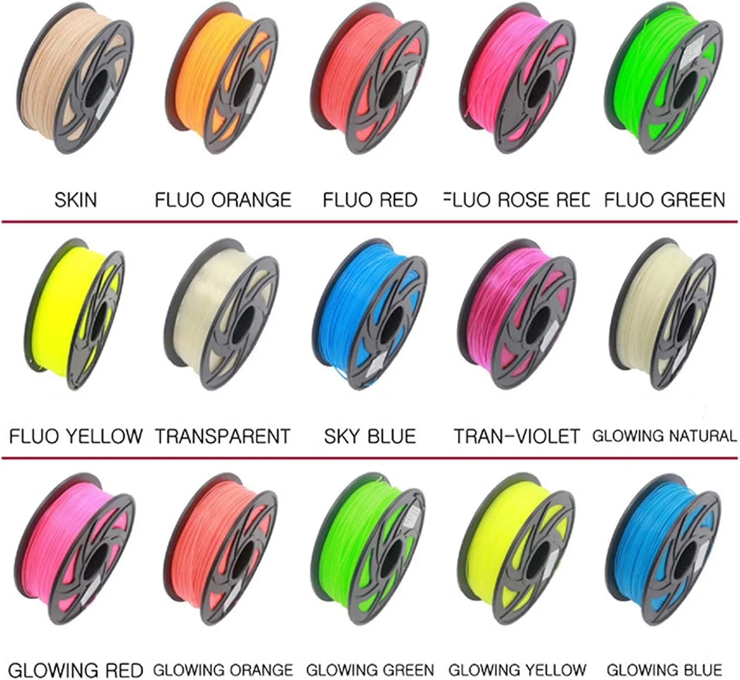 فیلامنت پرینتر سه بعدی، مواد مصرفی پرینت سه بعدی PLA 1.75، فیلامنت 1 کیلوگرمی، دقت ابعادی +/- 0.02 میلی متر، فیلامنت پرینتر، رنگ های متنوع (رنگ: بنفش) فیلامنت پرینتر سه بعدی، مواد مصرفی پرینت سه بعدی PLA 1.75، فیلامنت 1 کیلوگرمی، دقت ابعادی +/- 0.02 میلی متر، فیلامنت پرینتر، رنگ های متنوع (رنگ: بنفش)