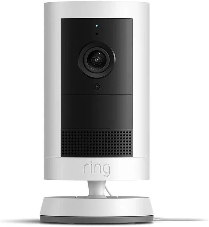 دوربین امنیتی فضای باز پلاس 2K، دوربین بی سیم فضای باز، ویدیوی 2K با دید رینگ، دید در نور کم، مکالمه دو طرفه، Wi-Fi 6، سفید