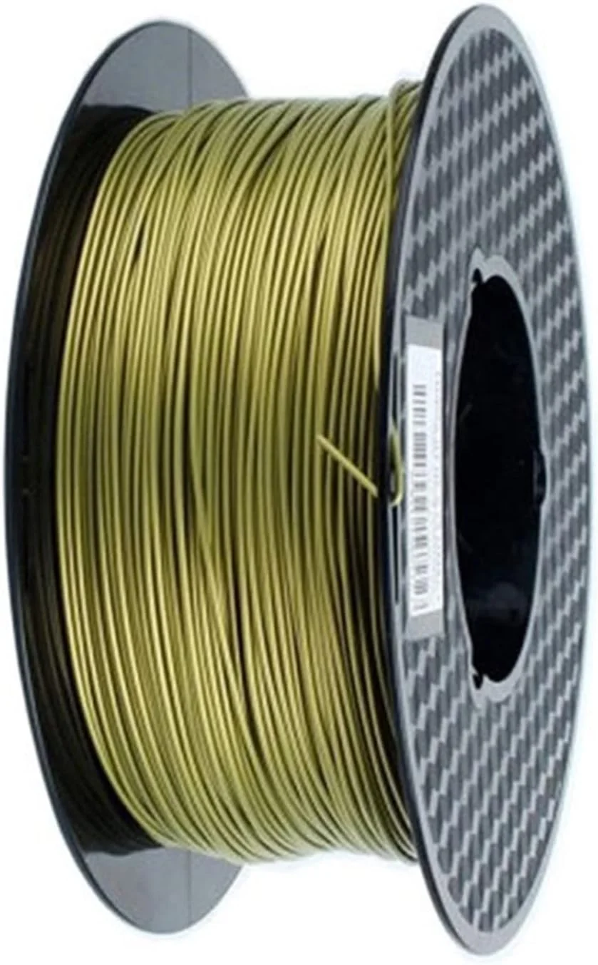 فیلامنت پرینتر سه بعدی PLA با بافت فلزی 1.75mm، 1 کیلوگرم/اسپول - طلایی، نقره ای، مسی، برنزی، مواد چاپ متالیک MONKX (رنگ: برنز 1 کیلوگرم)