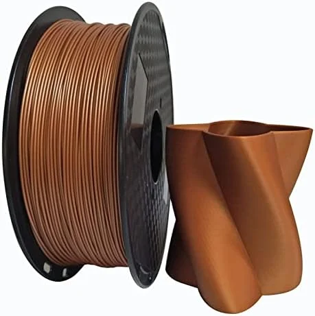 فیلامنت پرینتر سه بعدی PLA با بافت فلزی 1.75mm، 1 کیلوگرم/اسپول - طلایی، نقره ای، مسی، برنزی، مواد چاپ متالیک MONKX (رنگ: برنز 1 کیلوگرم)