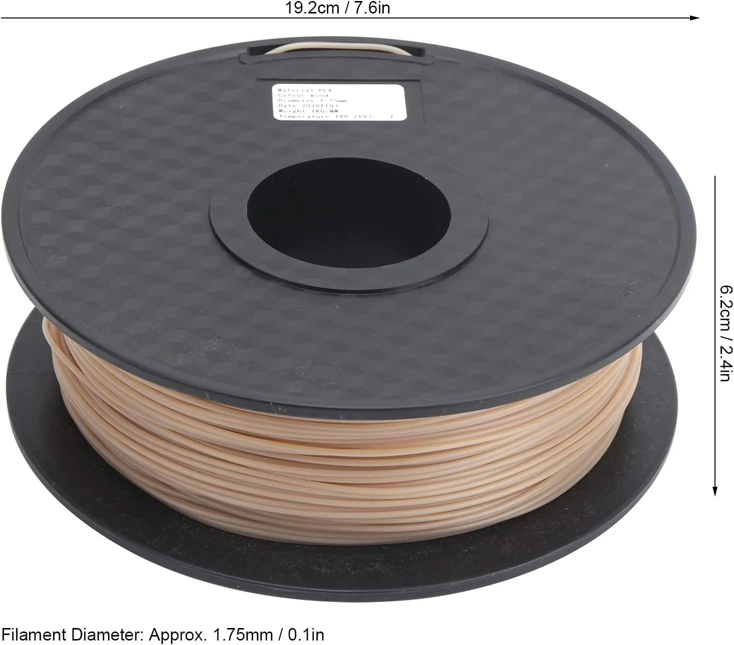 فیلامنت PLA 1.75، فیلامنت پرینتر سه بعدی PLA، فیلامنت پرینتر سه بعدی، متریال پرینت سه بعدی، 1.75 میلی متر، 1 کیلوگرم