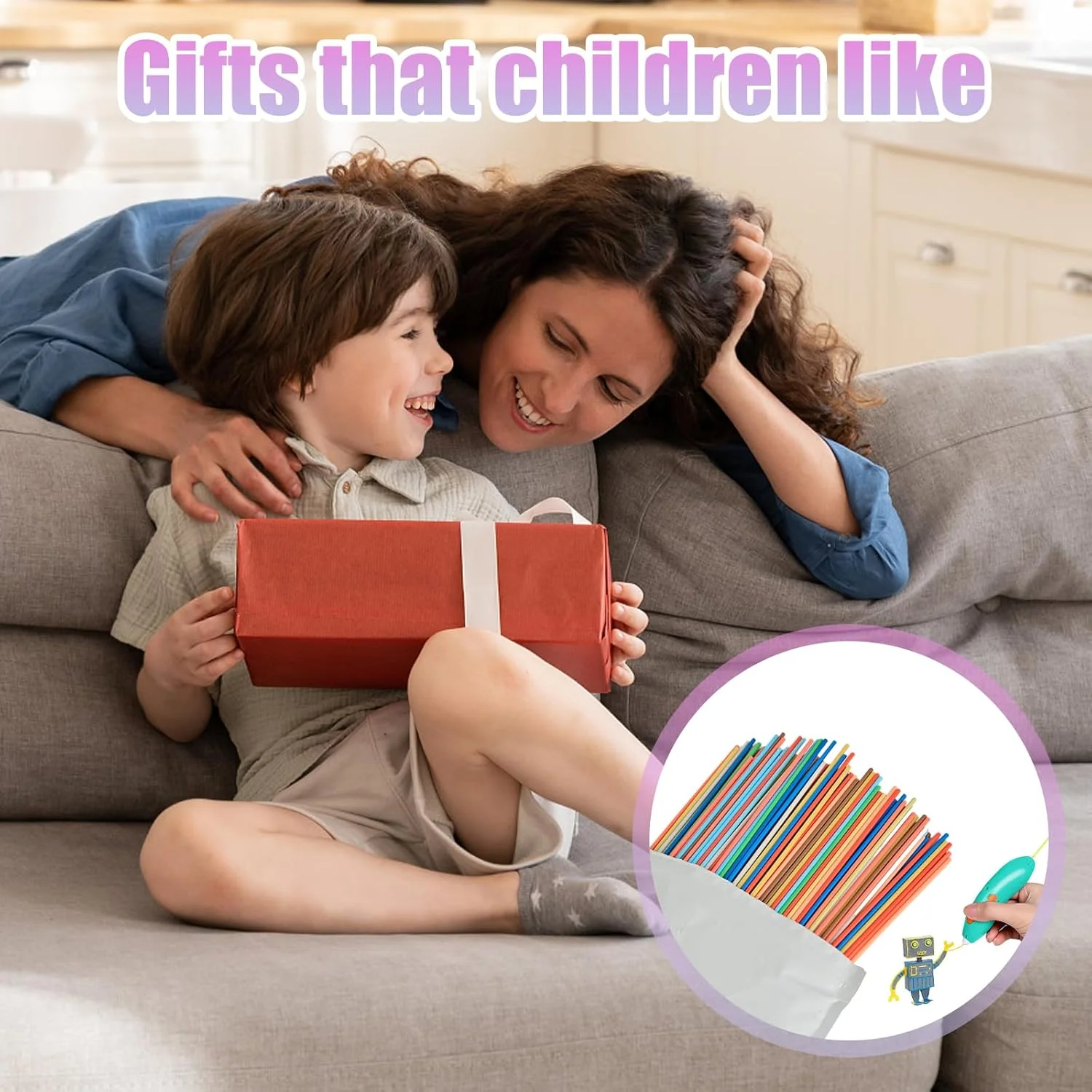 ماده اولیه قلم سه بعدی، 300 عدد در 10 رنگ مختلف، ماده اولیه PCL با دمای پایین برای قلم چاپ سه بعدی کودکان، لوازم صنایع دستی چند رنگ خلاقانه، 2.5 میلی متر