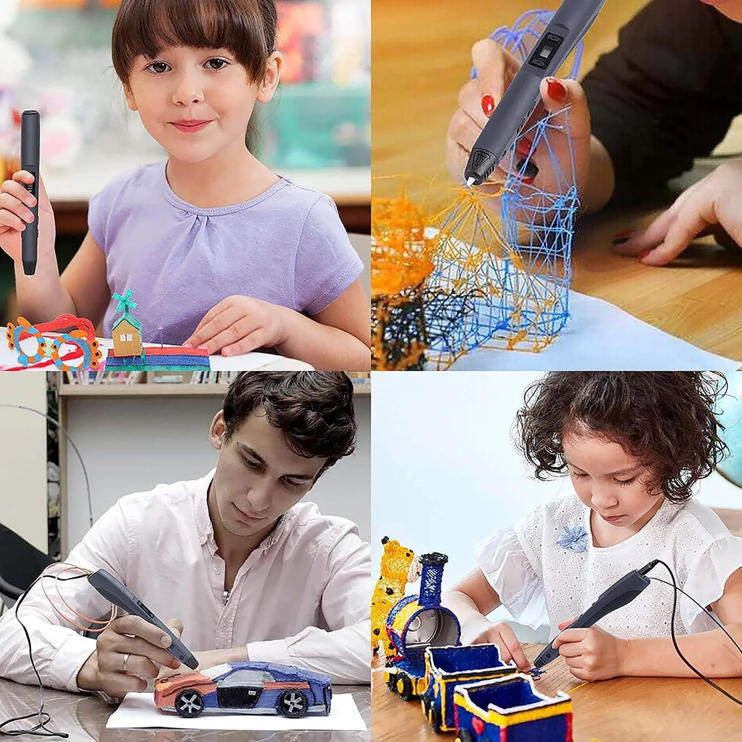 فیلامنت قلم سه بعدی، فیلامنت قلم با قطر بالا، مواد مصرفی چاپ روان، کیت مواد مصرفی قلم، هنر با مواد مصرفی قلم سه بعدی، برای کودکان و بزرگسالان 20 عدد در مجموع 20