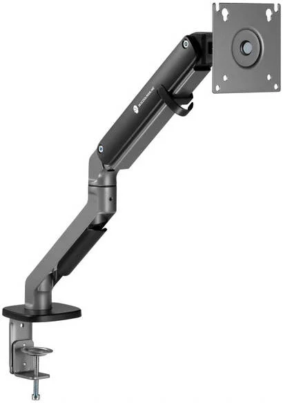 بازوی مانیتور گیمینگ تکی فنری WJCOOLMAN Pro، مناسب برای صفحه نمایش 17-32 اینچ، تحمل وزن تا 9 کیلوگرم، محدوده شیب +80° تا -45°، مکانیزم فنری، مدیریت کابل، مشکی | WJ-MMOUNT-PRO-2100