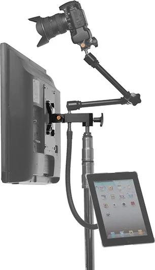 نگهدارنده مانیتور استودیویی VESA راک سالید Tether Tools برای پایه ها - مشکی | STDVU-2 نگهدارنده مانیتور استودیویی VESA راک سالید Tether Tools برای پایه ها - مشکی | STDVU-2