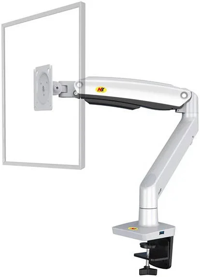 پایه رومیزی مانیتور Skill Tech، مناسب برای سایزهای 17 تا 34 اینچ، ظرفیت وزنی 12 کیلوگرم، سازگار با الگوهای VESA، جنس آلومینیوم + پلاستیک + فولاد، پوشش رنگ پودری، نصب گیره ای، سفید | SH-F100A