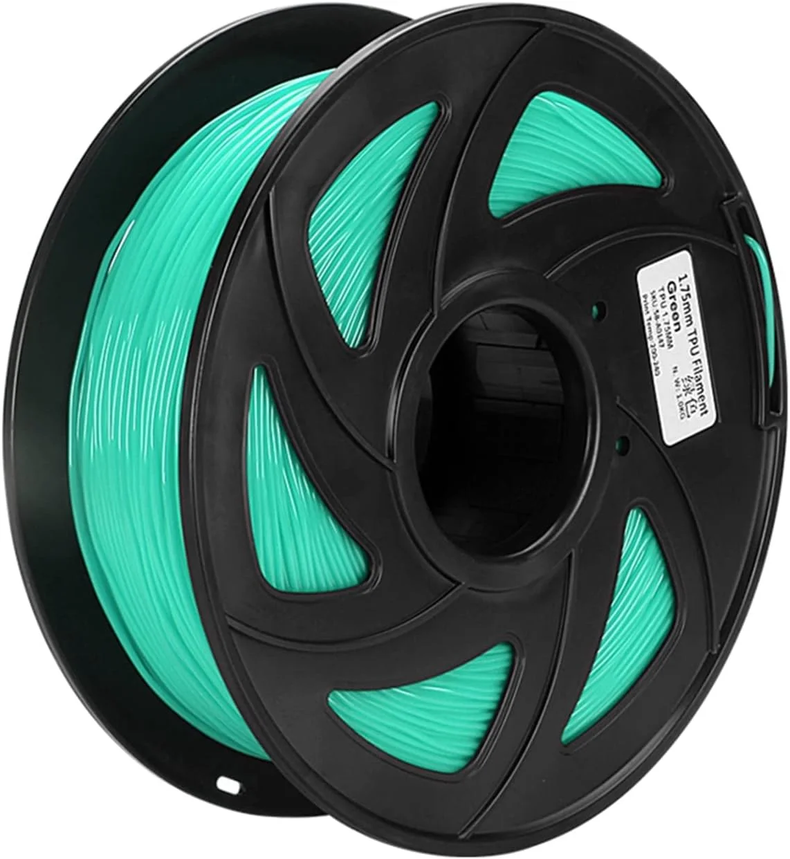 فیلامنت پرینتر سه بعدی 1 کیلوگرم انعطاف پذیر 1.75 میلی متر مواد مصرفی نرم پلاستیکی MONKX (رنگ: سبز 1 کیلوگرم)