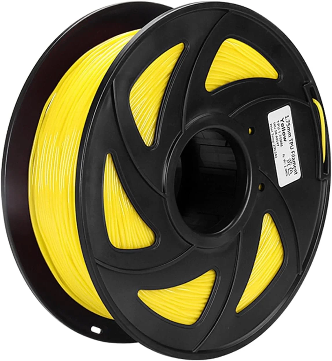 فیلامنت پرینتر سه بعدی 1 کیلوگرم منعطف 1.75 میلی متر مواد مصرفی نرم پلاستیکی MONKX (رنگ: زرد 1 کیلوگرم)