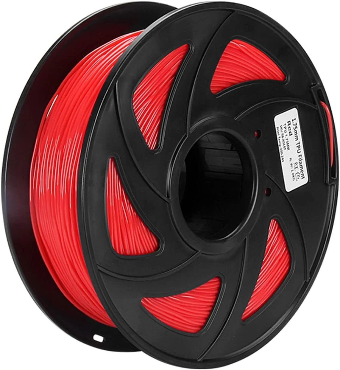 فیلامنت پرینتر سه بعدی 1 کیلوگرم انعطاف پذیر 1.75 میلی متر مواد مصرفی نرم پلاستیکی برای چاپ سه بعدی MONKX (رنگ: قرمز 1 کیلوگرم)