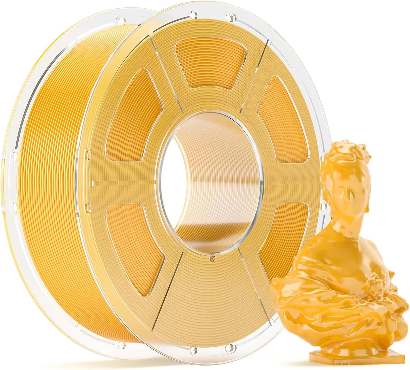 فیلامنت پرینتر سه بعدی PETG 1.75 میلی متر، سرعت بالا تا 600 میلی متر بر ثانیه، دقت ابعادی +/- 0.02 میلی متر، 1 کیلوگرم مواد فیلامنت پرینت سه بعدی برای اکثر پرینترهای سه بعدی