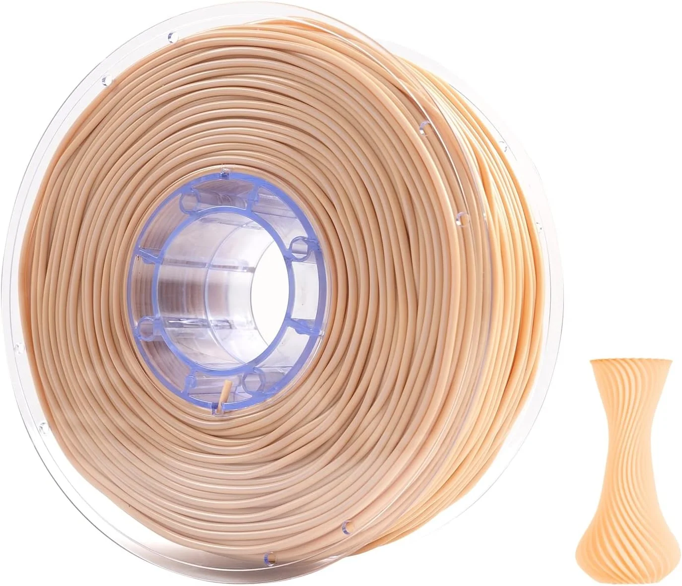 فیلامنت پرینتر سه بعدی 1 کیلوگرمی با قطر 2.85 میلی متر، مواد مصرفی لاستیکی انعطاف پذیر، لوازم مواد چاپی MONKX (رنگ: چوبی)