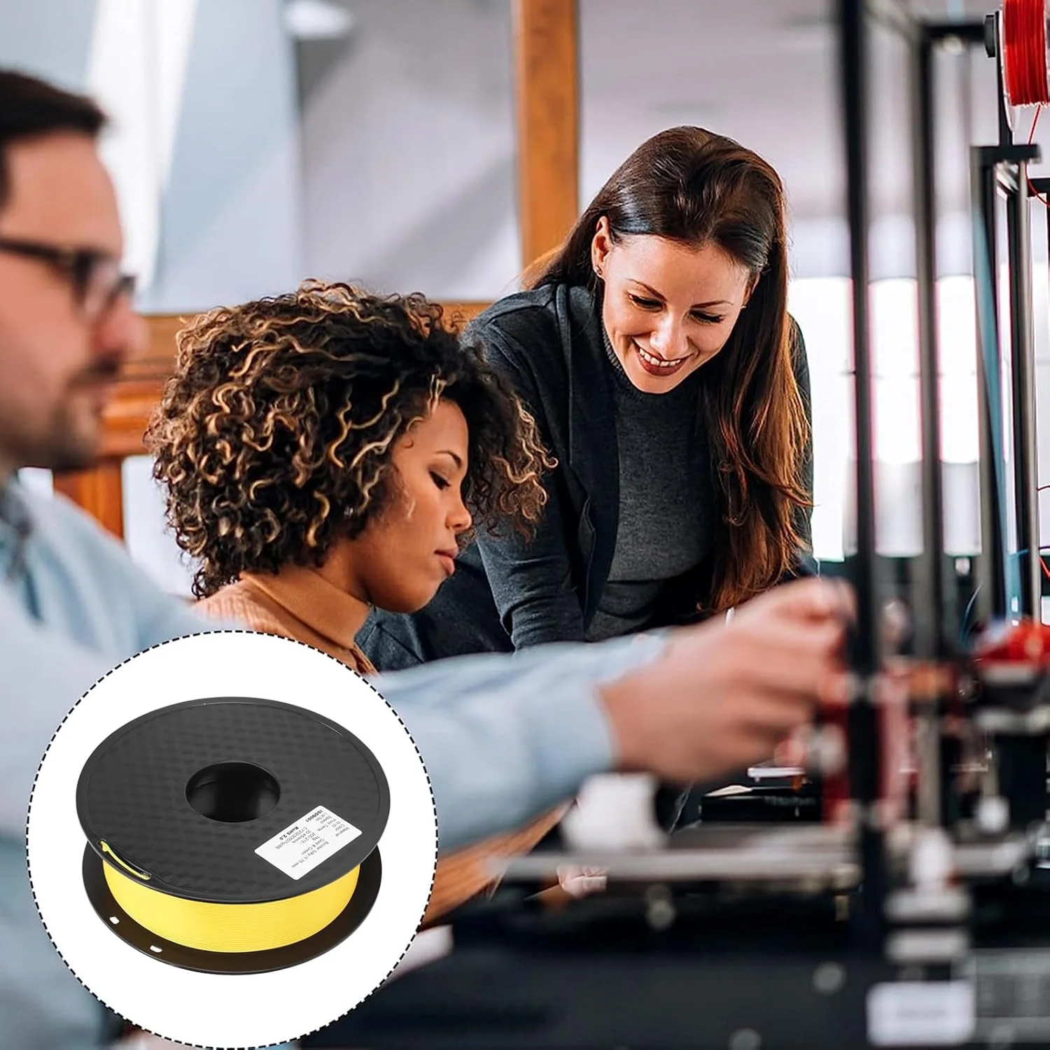 فیلامنت پرینتر سه بعدی PLA دو رنگ 1.75mm ابریشمی مانند دو رنگ طلایی سبز PLA برای علاقه مندان به چاپ سه بعدی و مواد حرفه ای