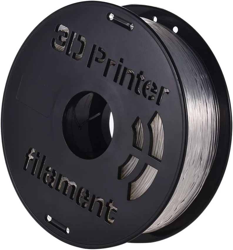 فیلامنت انعطاف پذیر، 1 کیلوگرم/ قرقره 1.75 میلی متر فیلامنت TPU انعطاف پذیر مواد چاپ سفید، سیاه، شفاف برای قلم های طراحی پرینتر سه بعدی