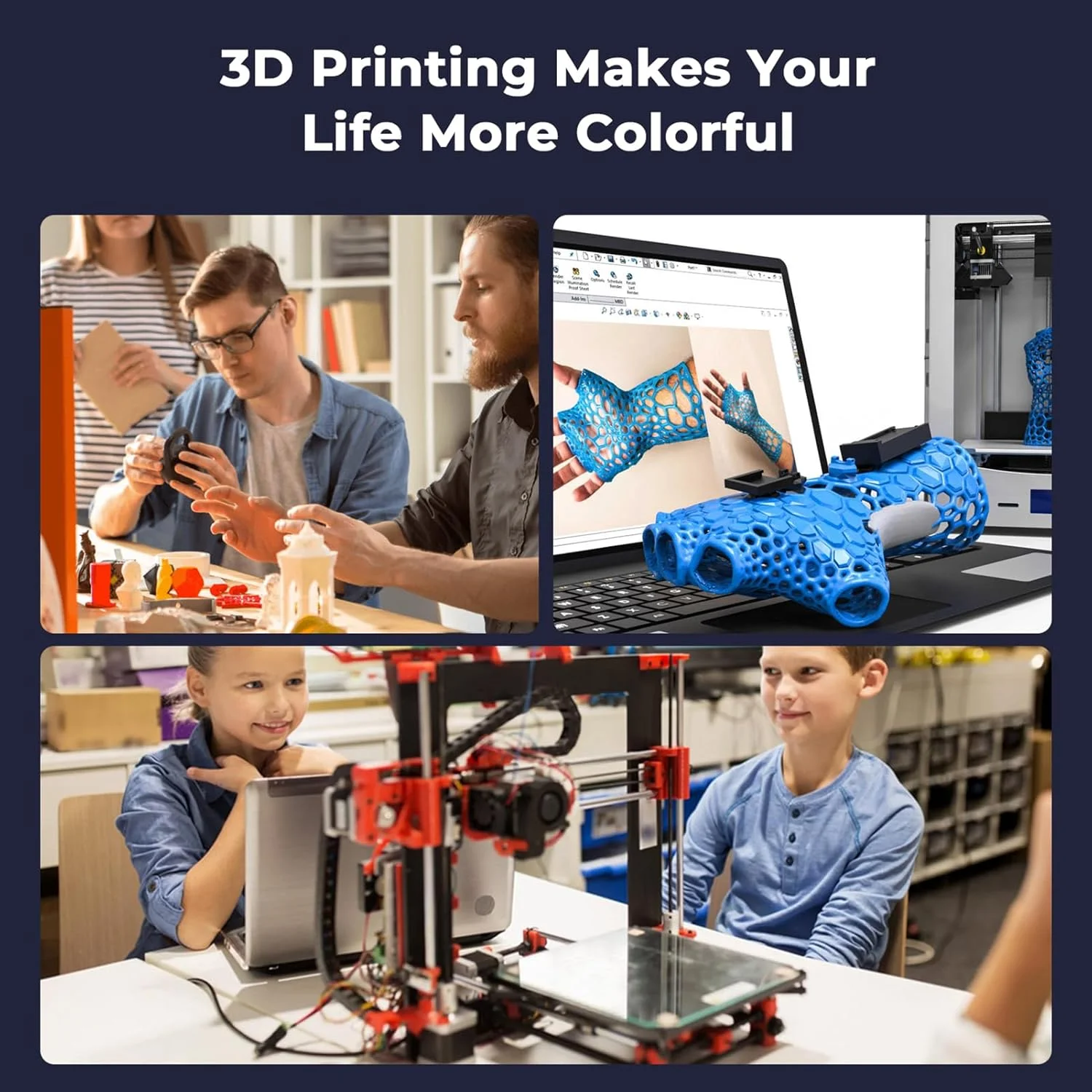 فیلامنت PLA هایپر Fawoonu 1.75mm، متریال چاپ سه بعدی با سیالیت بالا و سرعت زیاد، اکستروژن پایدار، قرقره ابعادی 1 کیلوگرمی (2.2 پوند) با دقت +/- 0.03mm، 1 رول استاندارد - سفید