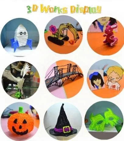 قلم سه بعدی Coolchic برای کودکان، مواد سازگار با محیط زیست، 20 رنگ، هر رنگ 5 متر، مجموعا 97 متر قلم سه بعدی Coolchic برای کودکان، مواد سازگار با محیط زیست، 20 رنگ، هر رنگ 5 متر، مجموعا 97 متر