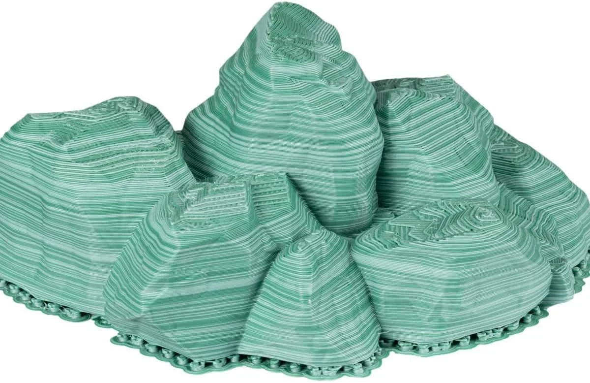 فیلامنت PLA سنگ CC3D مدل Hornfels، قطر 1.75 میلی‌متر، 1 کیلوگرم، مواد چاپ سه بعدی FDM، سری سنگ رسوبی، PLA مات با ظاهر سنگ