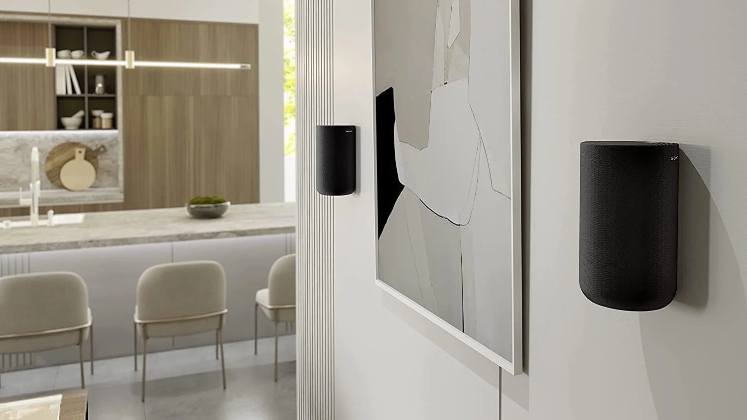 بلندگوهای پشتی بی سیم سونی SA RS5 با توان خروجی 180 وات و باتری داخلی، دو طرفه برای صدای واضح و فراگیر، قابل نصب روی دیوار HT A7000/HT A5000 SARS5 بلندگوهای پشتی بی سیم سونی SA RS5 با توان خروجی 180 وات و باتری داخلی، دو طرفه برای صدای واضح و فراگیر، قابل نصب روی دیوار HT A7000/HT A5000 SARS5