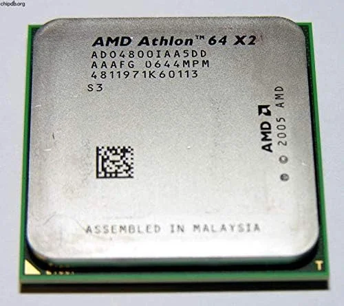 پردازنده ای ام دی Athlon 64 X2 4800+ سوکت AM2 مدل ADO4800IAA5DD با فرکانس 2.5 گیگاهرتز و مصرف انرژی بهینه