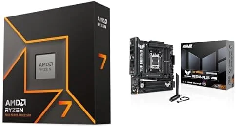 پردازنده AMD Ryzen 7 9700X به همراه مادربرد TUF Gaming B850M-PLUS WiFi