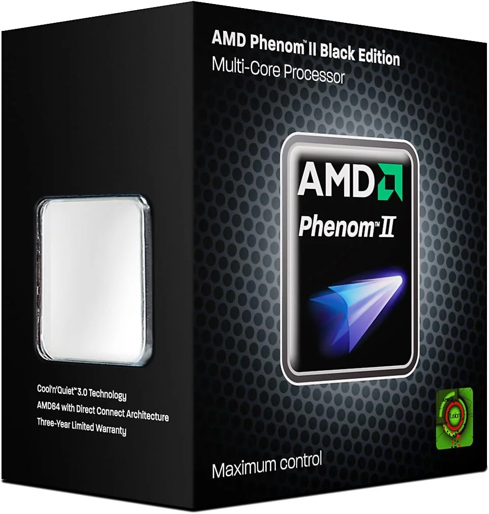 پردازنده دو هسته ای AMD Phenom II X2 550 Black Edition Callisto 3.1 GHz با 2x512 کیلوبایت حافظه کش L2 و سوکت AM3 - مدل HDZ550WFBGIBOX