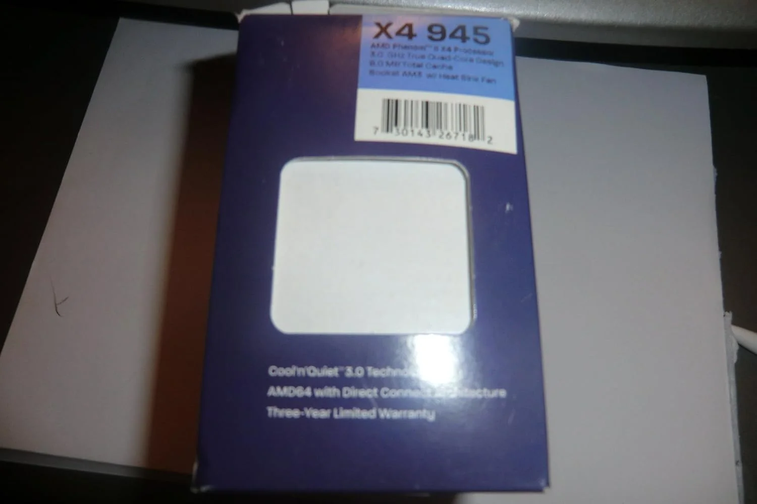پردازنده چهارهستهای AMD Phenom II X4 945 Deneb 3.0 GHz با 4x512 کیلوبایت حافظه کش L2، سوکت AM3 و توان مصرفی 95 وات - نسخه خرده فروشی HDX945WFGMBOX پردازنده چهارهستهای AMD Phenom II X4 945 Deneb 3.0 GHz با 4x512 کیلوبایت حافظه کش L2، سوکت AM3 و توان مصرفی 95 وات - نسخه خرده فروشی HDX945WFGMBOX