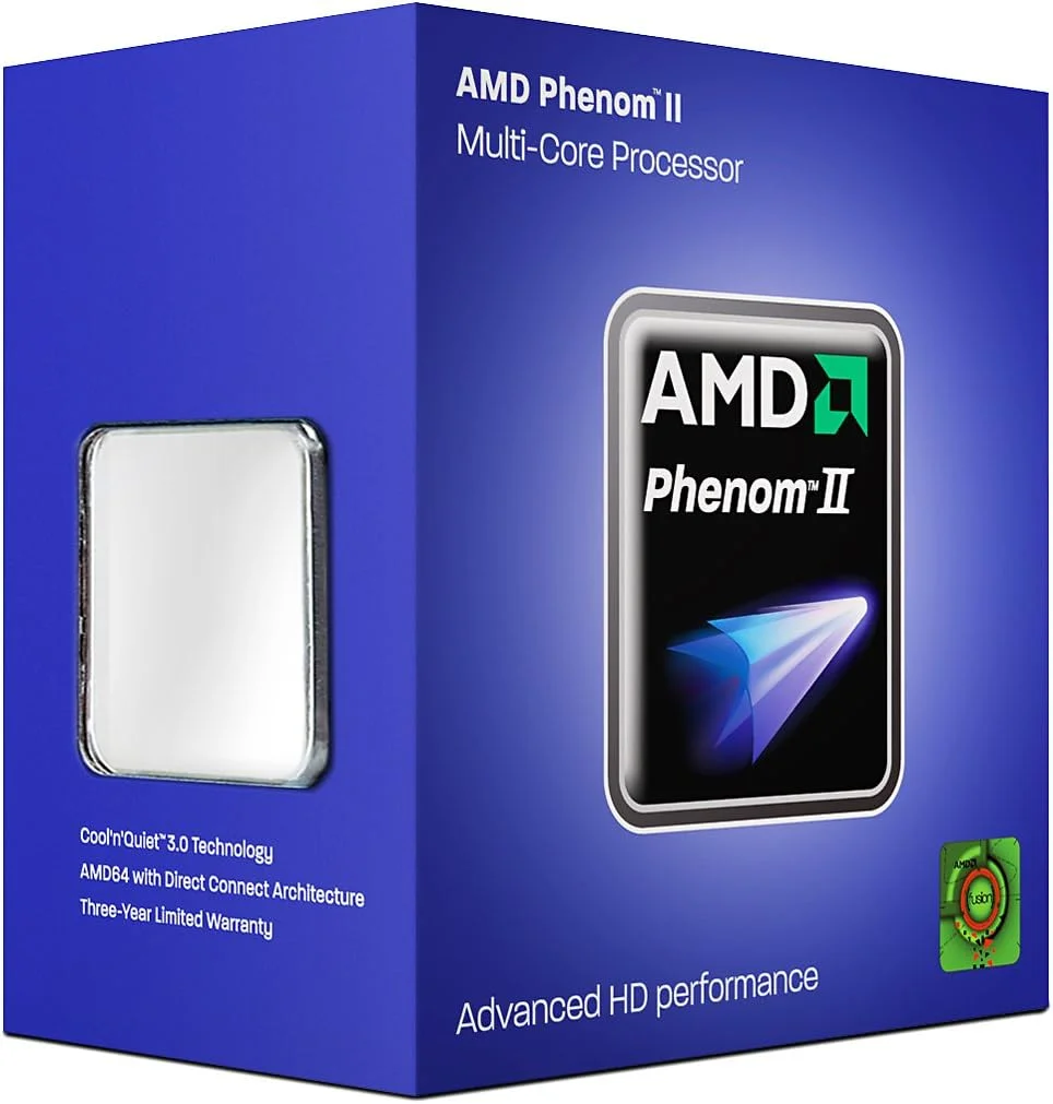 پردازنده چهارهسته‌ای AMD Phenom II X4 925 Deneb با سرعت 2.8 گیگاهرتز، 4x512 کیلوبایت حافظه کش L2، سوکت AM3 و توان مصرفی 95 وات