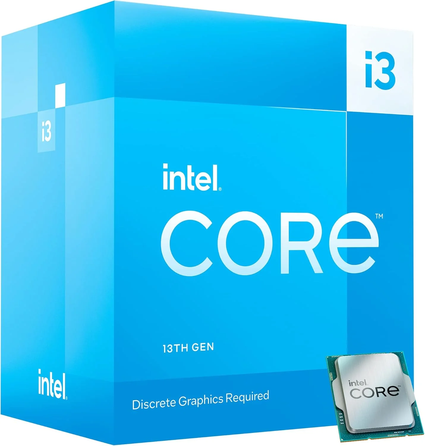 پردازنده دسکتاپ نسل سیزدهم اینتل Core i3-13100F با 12 مگابایت کش، تا 4.50 گیگاهرتز پردازنده دسکتاپ نسل سیزدهم اینتل Core i3-13100F با 12 مگابایت کش، تا 4.50 گیگاهرتز