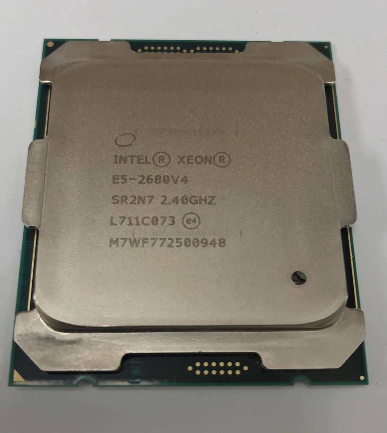پردازنده 12 هسته ای Intel Xeon E5-2680V4 2.4 گیگاهرتز با 35 مگابایت حافظه کش هوشمند و سرعت 9.6 گیگاترانسفر بر ثانیه Qpi و توان مصرفی 120 وات پردازنده 12 هسته ای Intel Xeon E5-2680V4 2.4 گیگاهرتز با 35 مگابایت حافظه کش هوشمند و سرعت 9.6 گیگاترانسفر بر ثانیه Qpi و توان مصرفی 120 وات
