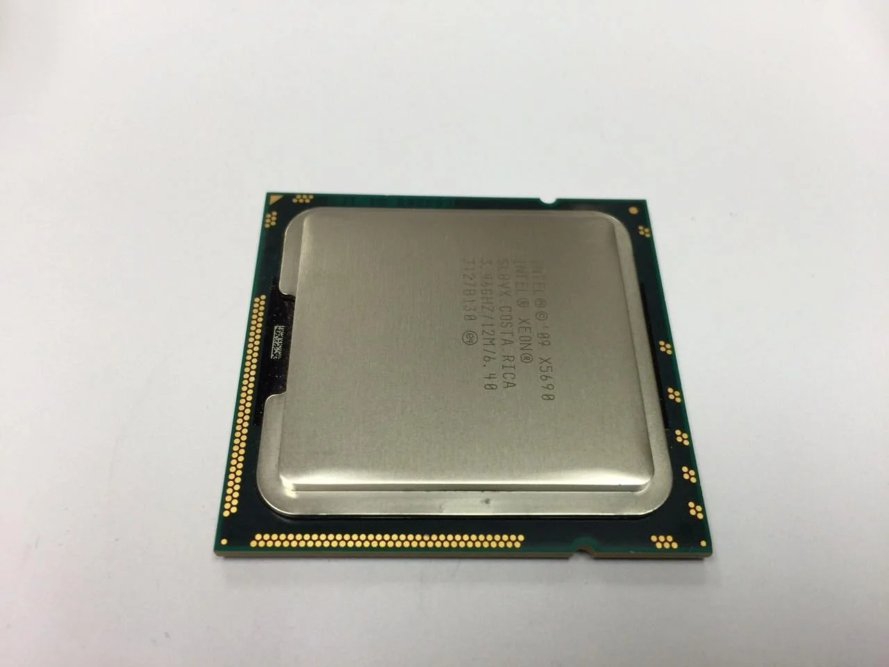پردازنده شش هسته ای اینتل زئون X5690 با سرعت 3.46 گیگاهرتز، 6.4 گیگاترانسفر بر ثانیه، 12 مگابایت حافظه کش هوشمند، سوکت LGA-1366 و توان مصرفی 130 وات مدل SLBVX پردازنده شش هسته ای اینتل زئون X5690 با سرعت 3.46 گیگاهرتز، 6.4 گیگاترانسفر بر ثانیه، 12 مگابایت حافظه کش هوشمند، سوکت LGA-1366 و توان مصرفی 130 وات مدل SLBVX