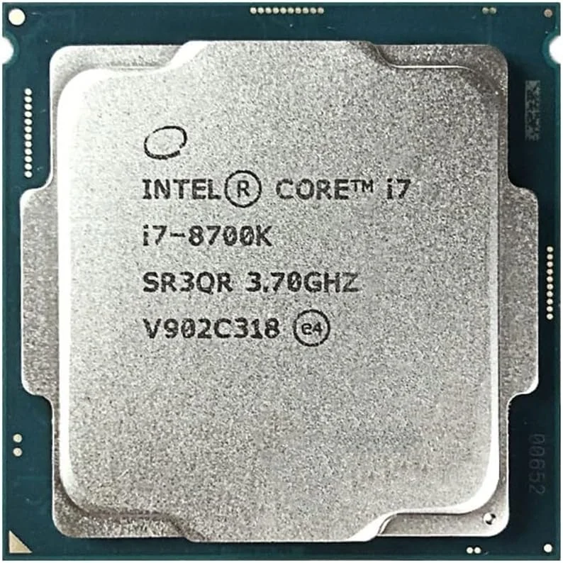 پردازنده اینتل OEM Core i7 i7-8700K شش هسته ای (6 هسته) 3.70 گیگاهرتز - سوکت H4 LGA-1151