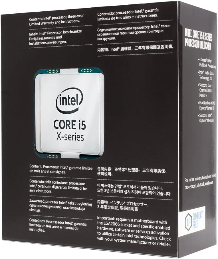 پردازنده اینتل مدل BX80677I57640X Core i5-7640X پردازنده اینتل مدل BX80677I57640X Core i5-7640X