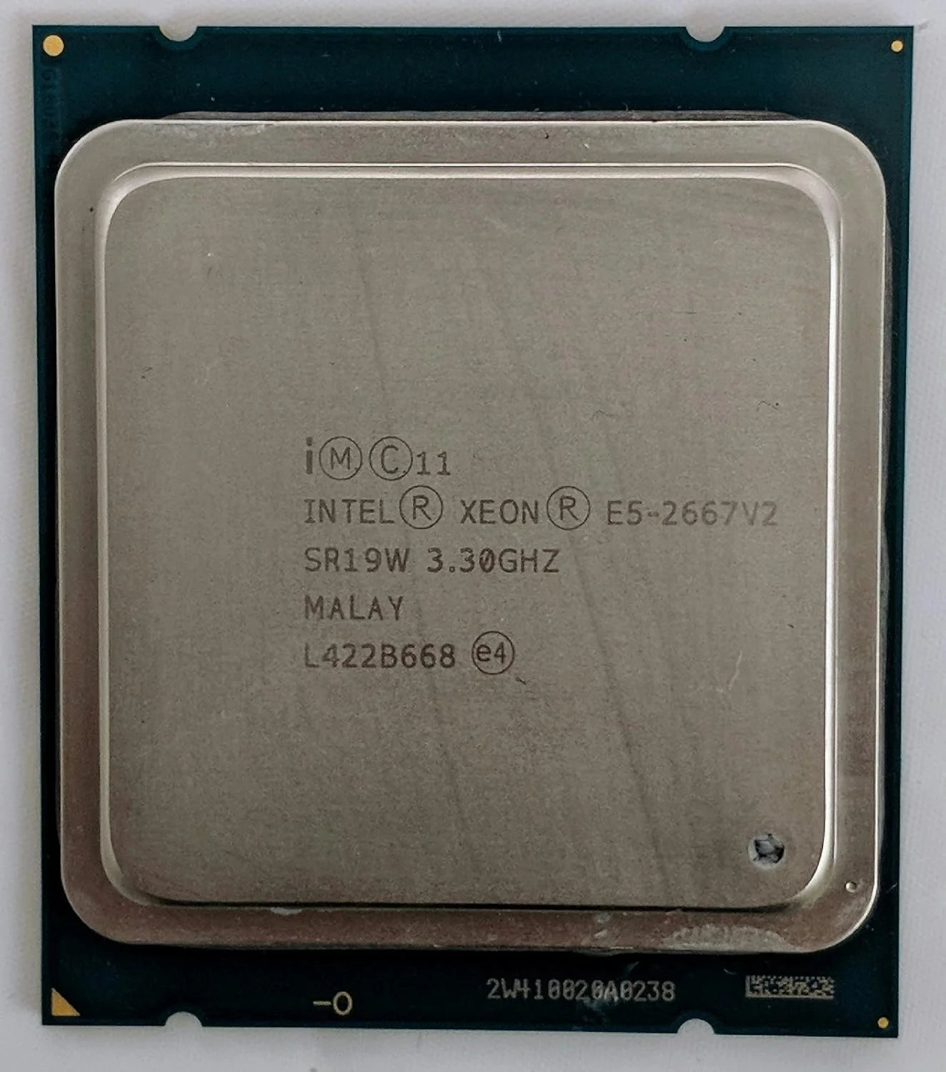 پردازنده اینتل زئون E5-2667V2 با فرکانس 3.3 گیگاهرتز، هشت هسته و 25 مگابایت حافظه کش - SR19W پردازنده اینتل زئون E5-2667V2 با فرکانس 3.3 گیگاهرتز، هشت هسته و 25 مگابایت حافظه کش - SR19W