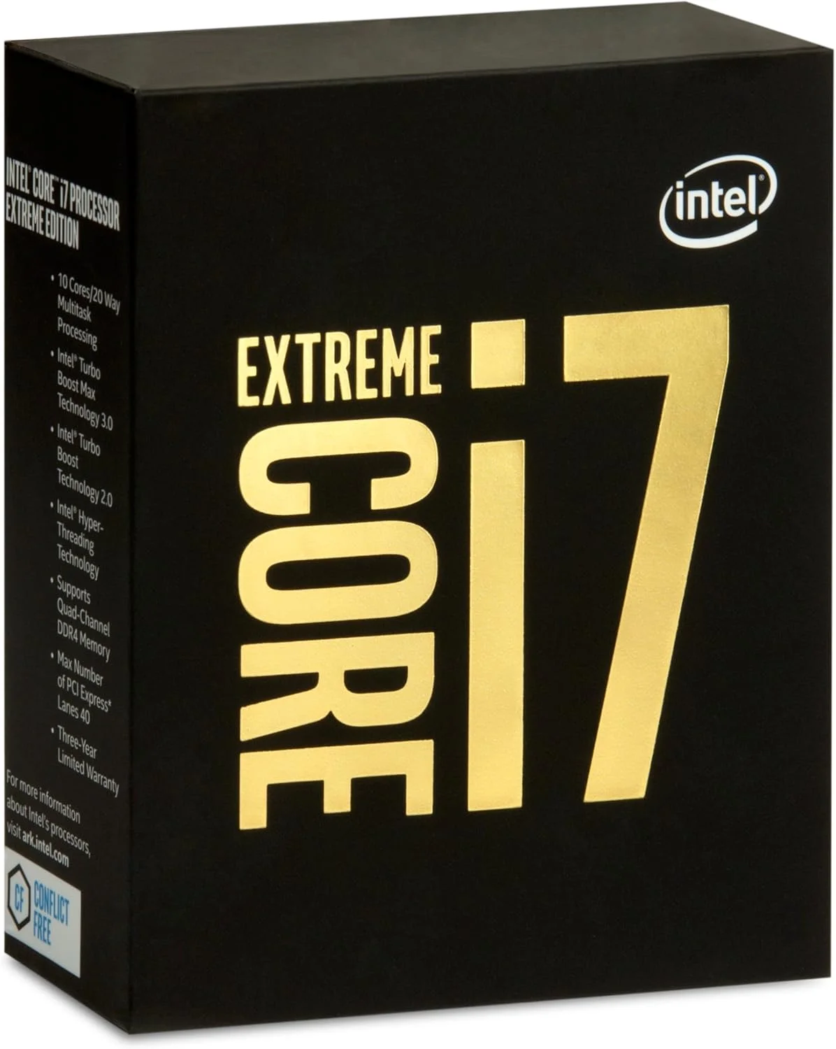 پردازنده اینتل Core i7-6950X نسخه اکستریم (25 مگابایت کش، تا 3.50 گیگاهرتز) 3.0 10 BX80671I76950X