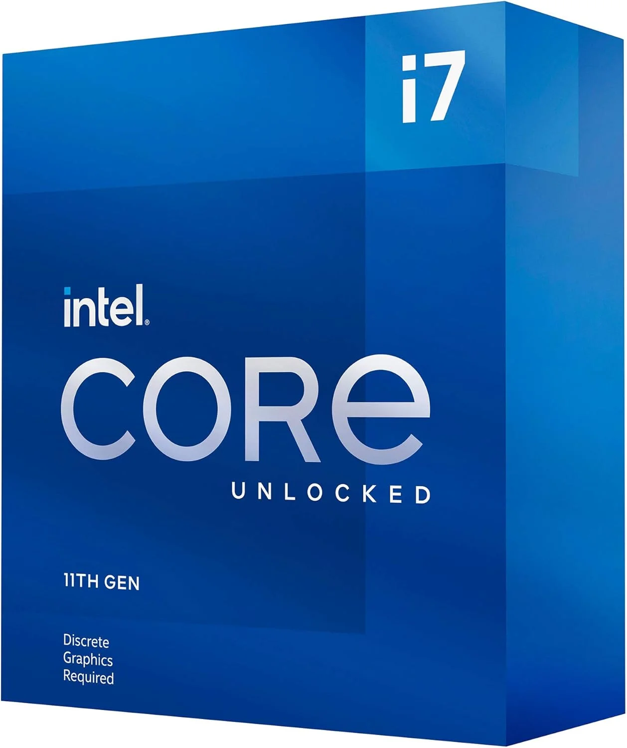 پردازنده دسکتاپ Intel® Core™ i7-11700KF با 8 هسته تا 5.0 گیگاهرتز، آنلاک شده LGA1200 (چیپست سری 500 و منتخب سری 400 اینتل) 125 وات