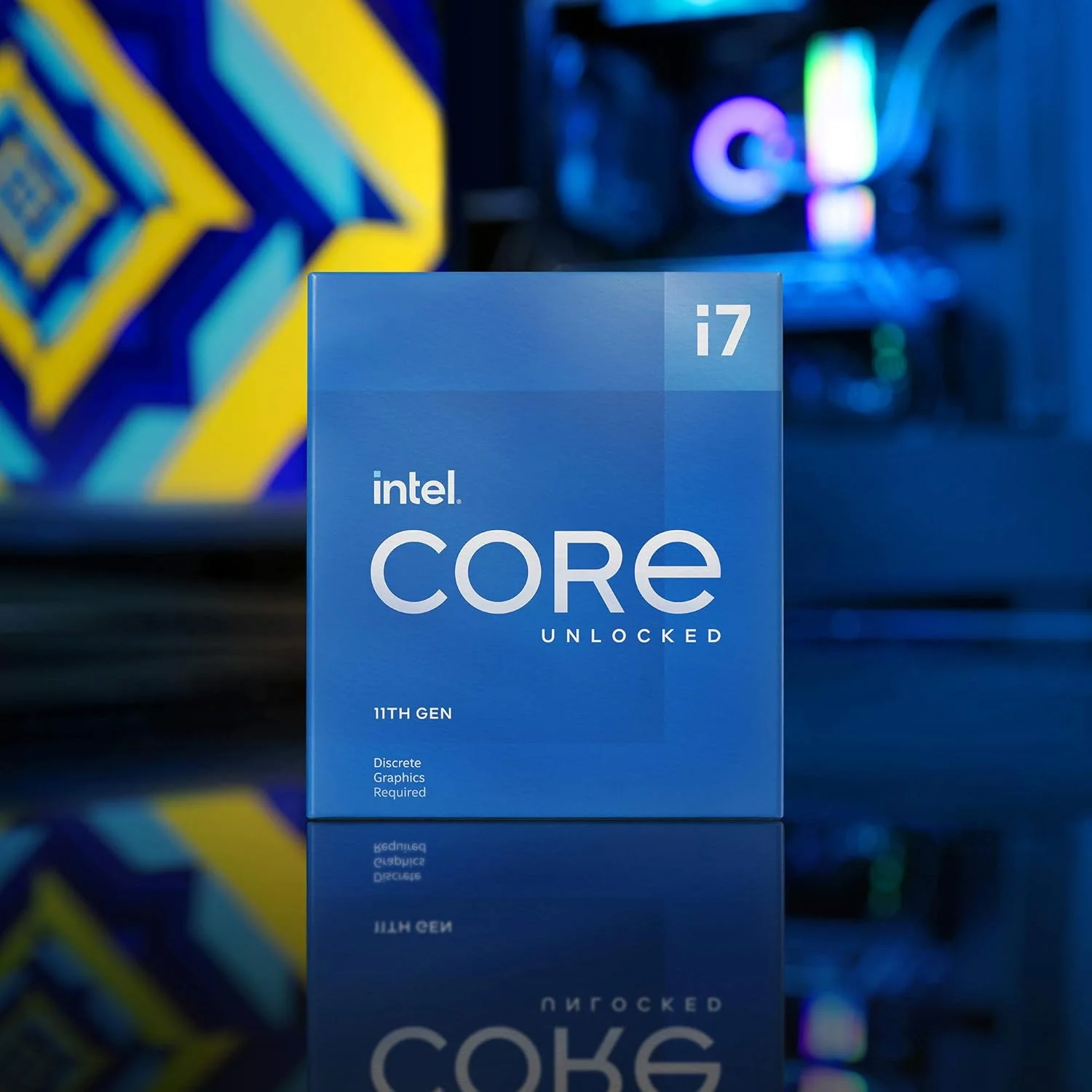 پردازنده دسکتاپ Intel® Core™ i7-11700KF با 8 هسته تا 5.0 گیگاهرتز، آنلاک شده LGA1200 (چیپست سری 500 و منتخب سری 400 اینتل) 125 وات