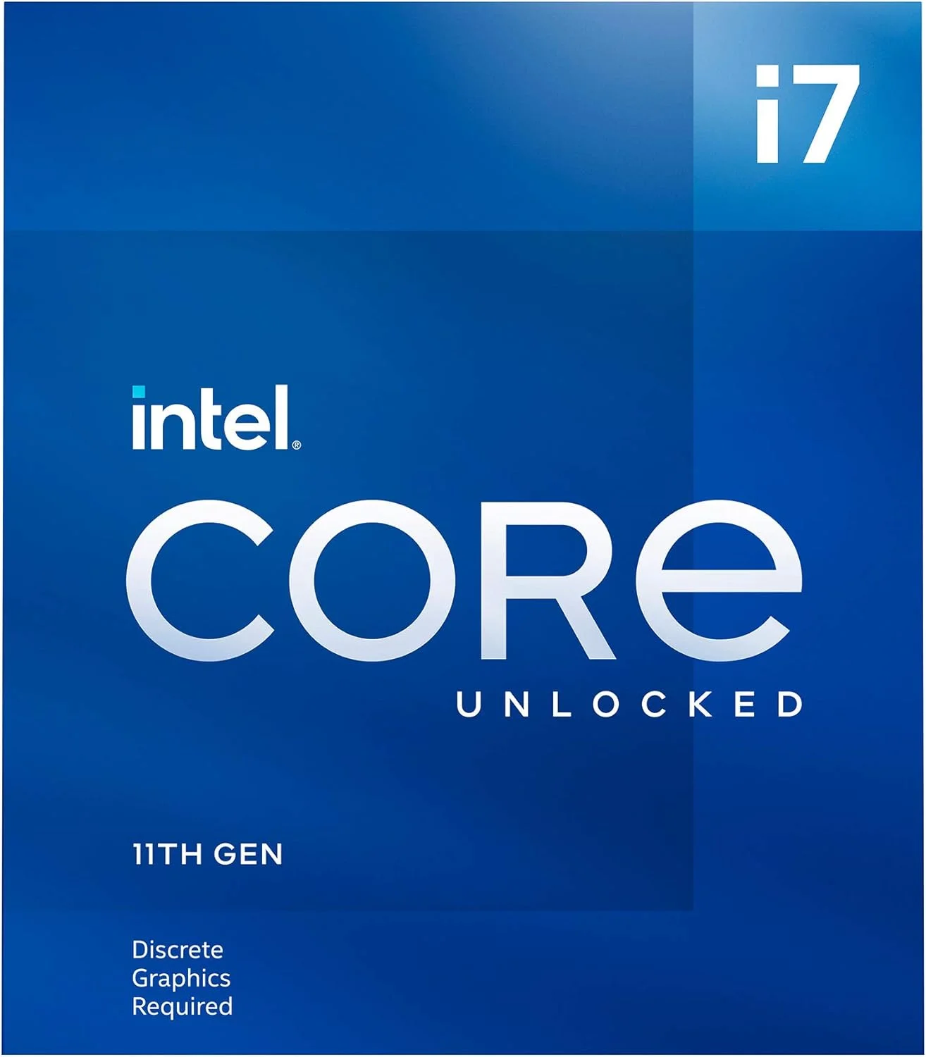 پردازنده دسکتاپ Intel® Core™ i7-11700KF با 8 هسته تا 5.0 گیگاهرتز، آنلاک شده LGA1200 (چیپست سری 500 و منتخب سری 400 اینتل) 125 وات