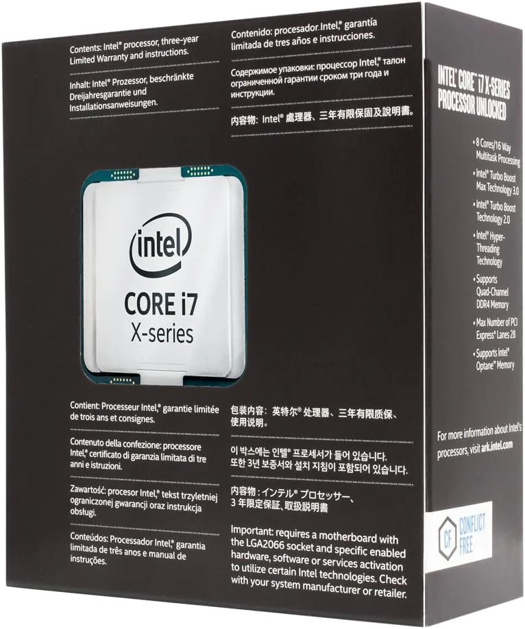 پردازنده اینتل مدل BX80673I77820X ® Core™ i7-7820X پردازنده اینتل مدل BX80673I77820X ® Core™ i7-7820X