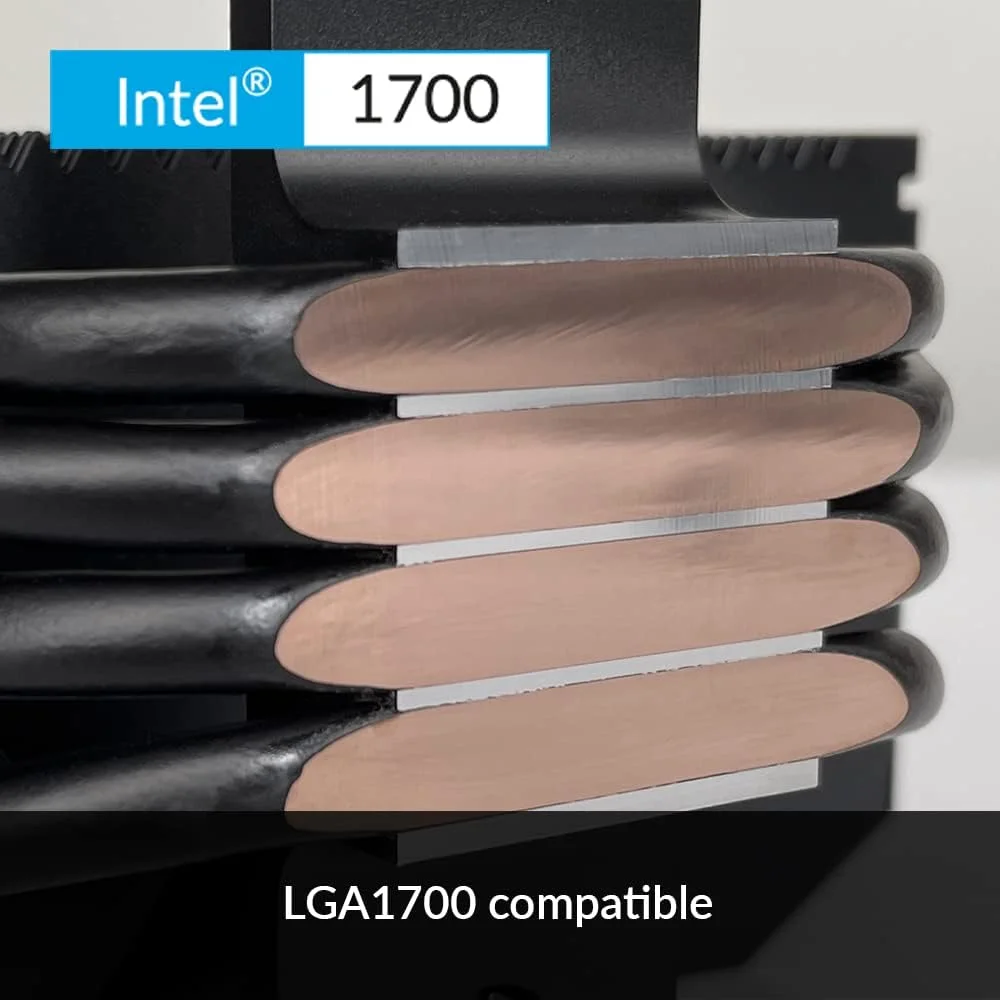 خنک کننده پردازنده تک برج ARCTIC Freezer i35 RGB، مخصوص اینتل، فن ۱۲۰ میلی‌متری با فشار بهینه، ۲۰0-۱۷۰۰ دور در دقیقه، ۴ لوله حرارتی، شامل خمیر حرارتی MX-5 - مشکی