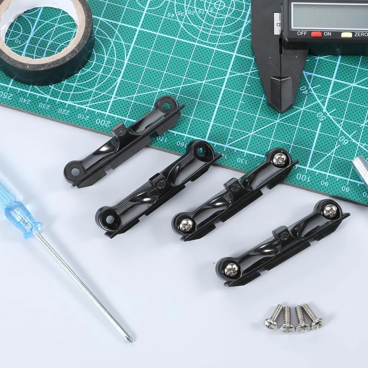 براکت فن پردازنده مرکزی برای صفحه پشتی AM4، 2 جفت مجموعه براکت AM4 با پیچ گوشتی، نگهدارنده فن پردازنده AMD برای رادیاتورهای هوا خنک و تا حدی آب خنک نوع قلاب دار براکت فن پردازنده مرکزی برای صفحه پشتی AM4، 2 جفت مجموعه براکت AM4 با پیچ گوشتی، نگهدارنده فن پردازنده AMD برای رادیاتورهای هوا خنک و تا حدی آب خنک نوع قلاب دار