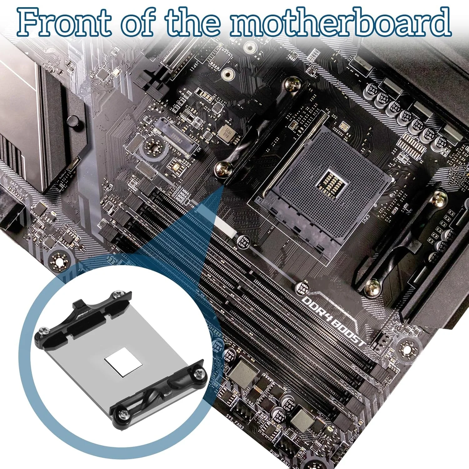 براکت فن پردازنده مرکزی برای صفحه پشتی AM4، 2 جفت مجموعه براکت AM4 با پیچ گوشتی، نگهدارنده فن پردازنده AMD برای رادیاتورهای هوا خنک و تا حدی آب خنک نوع قلاب دار براکت فن پردازنده مرکزی برای صفحه پشتی AM4، 2 جفت مجموعه براکت AM4 با پیچ گوشتی، نگهدارنده فن پردازنده AMD برای رادیاتورهای هوا خنک و تا حدی آب خنک نوع قلاب دار