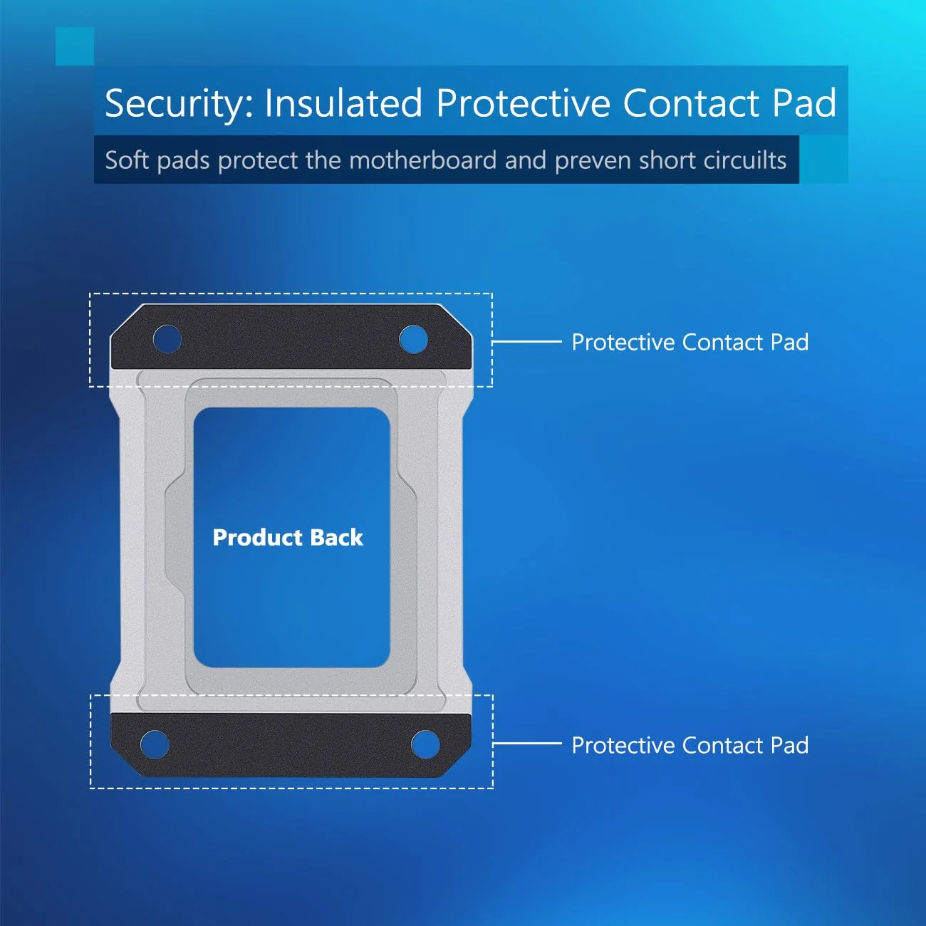 نگهدارنده پردازنده نسل ۱۲ و ۱۳ اینتل، کیت اصلاح پردازنده برای LGA 1700، پایه ضد خمش 1700-BCF، سازگار با خنک کننده آبی/بادی، بست ثابت کننده پردازنده آلومینیومی CNC