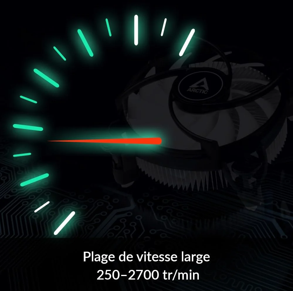 خنک کننده پردازنده اینتل ARCTIC Alpine 17 CO، فن PWM 92 میلی متری، هیت سینک شعاعی، دمنده بالایی، Intel LGA 1700، کانکتور 4 پین، بلبرینگ برای عملکرد مداوم، 250-2700 دور در دقیقه